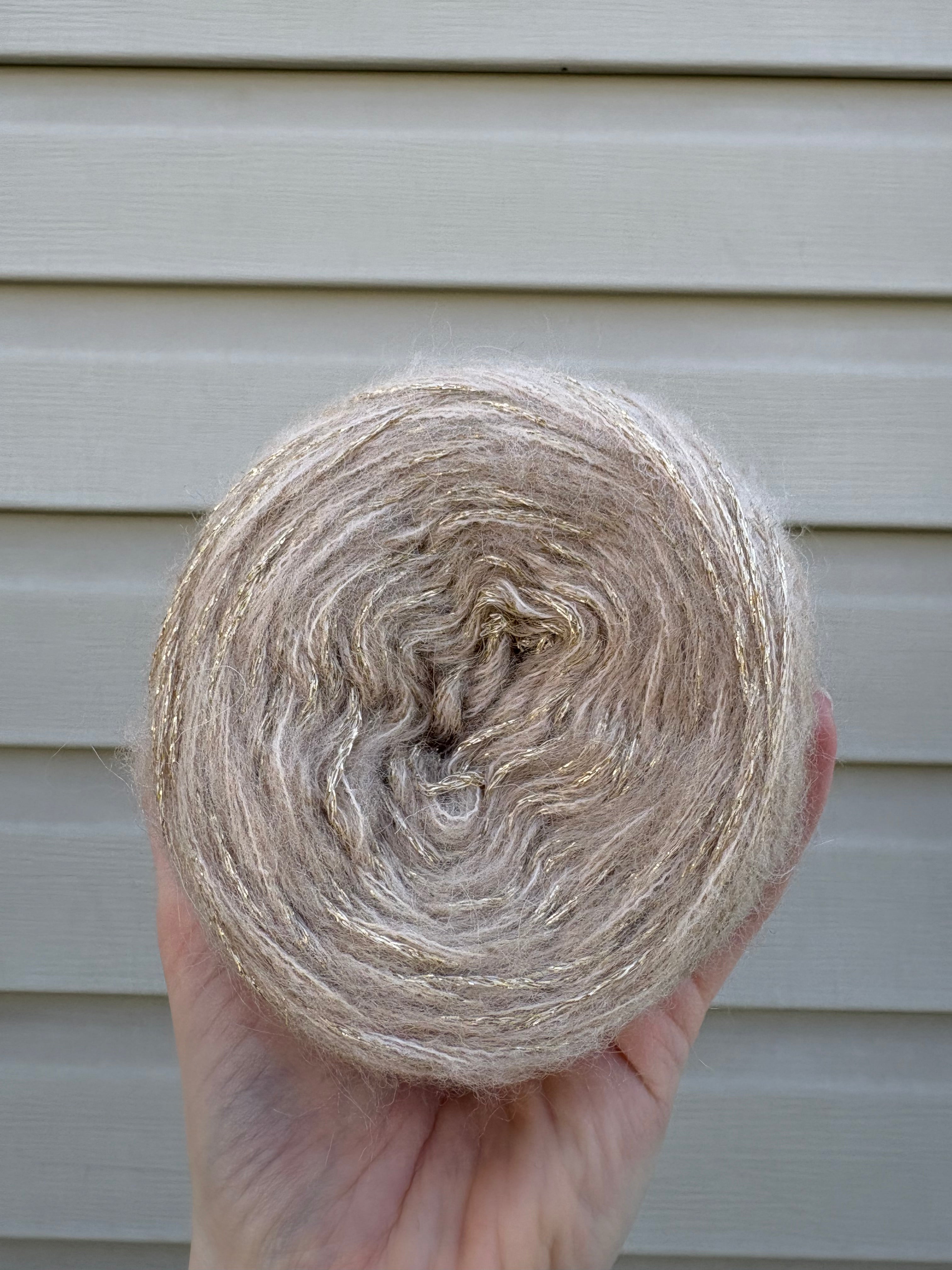 Champagne Veil - Studio Yarn · Glimmer Series