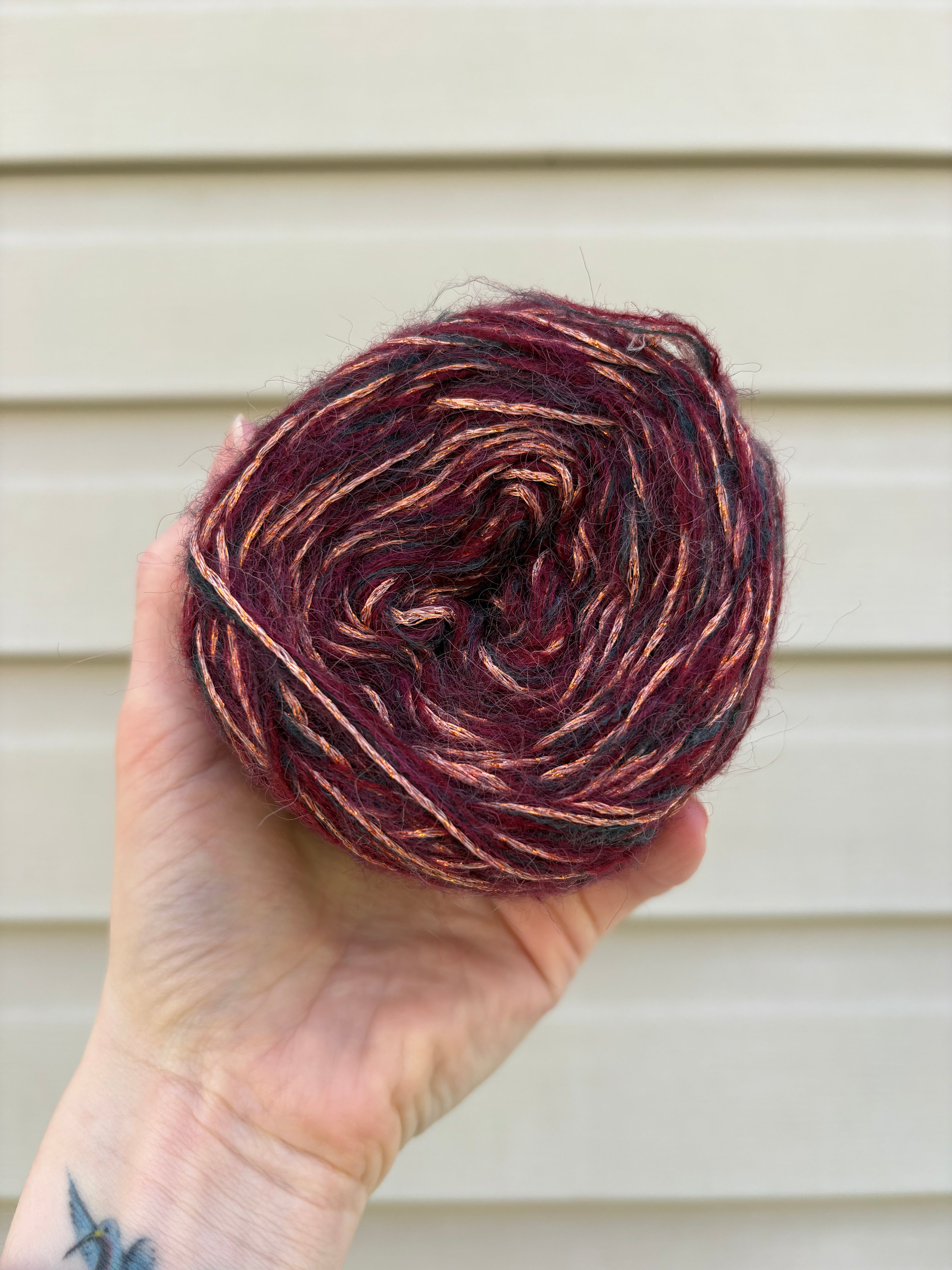 Mulberry Glow - Studio Yarn · Glimmer Series