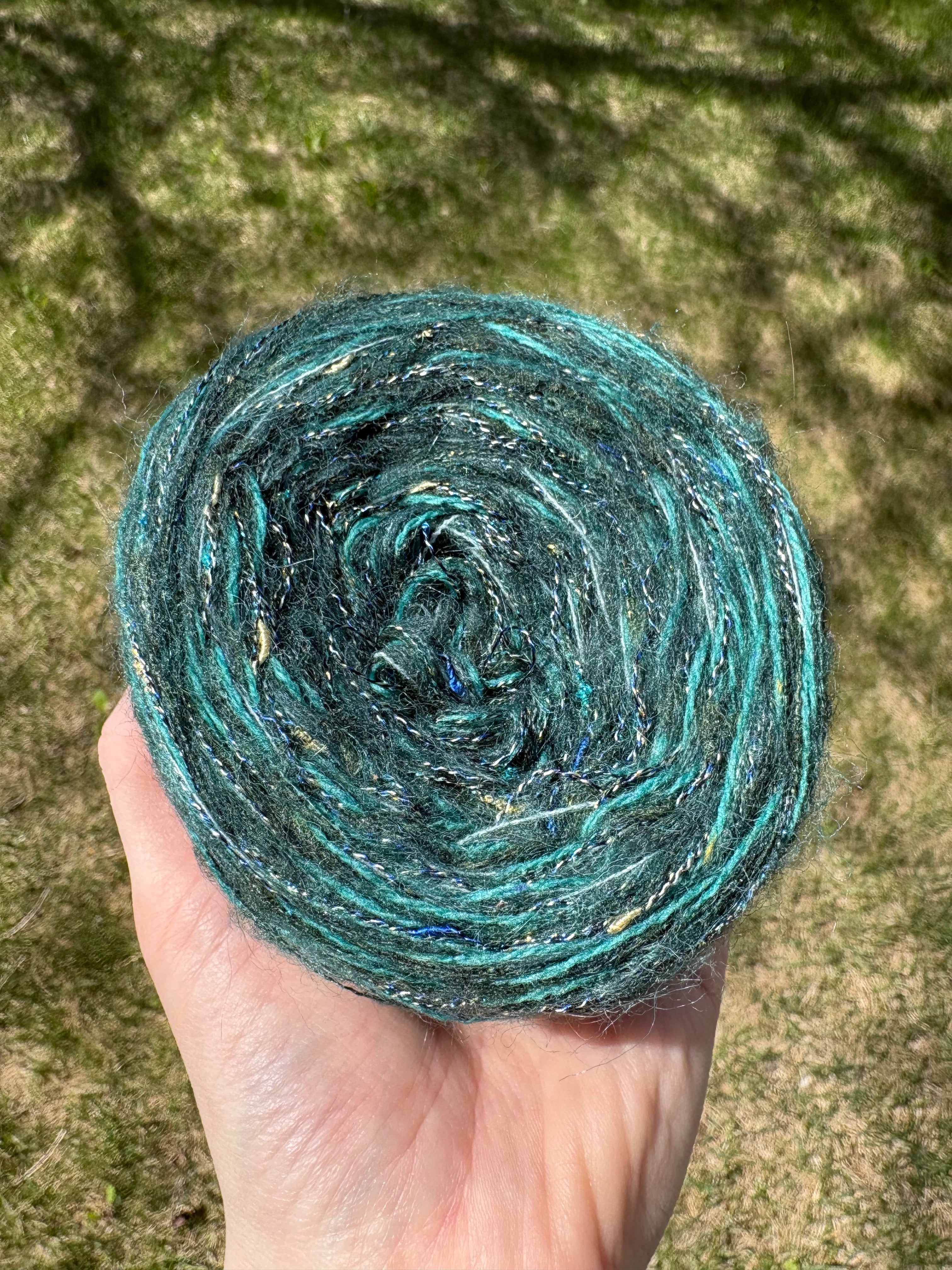 Gold Emerald - Studio Yarn · Glimmer Series