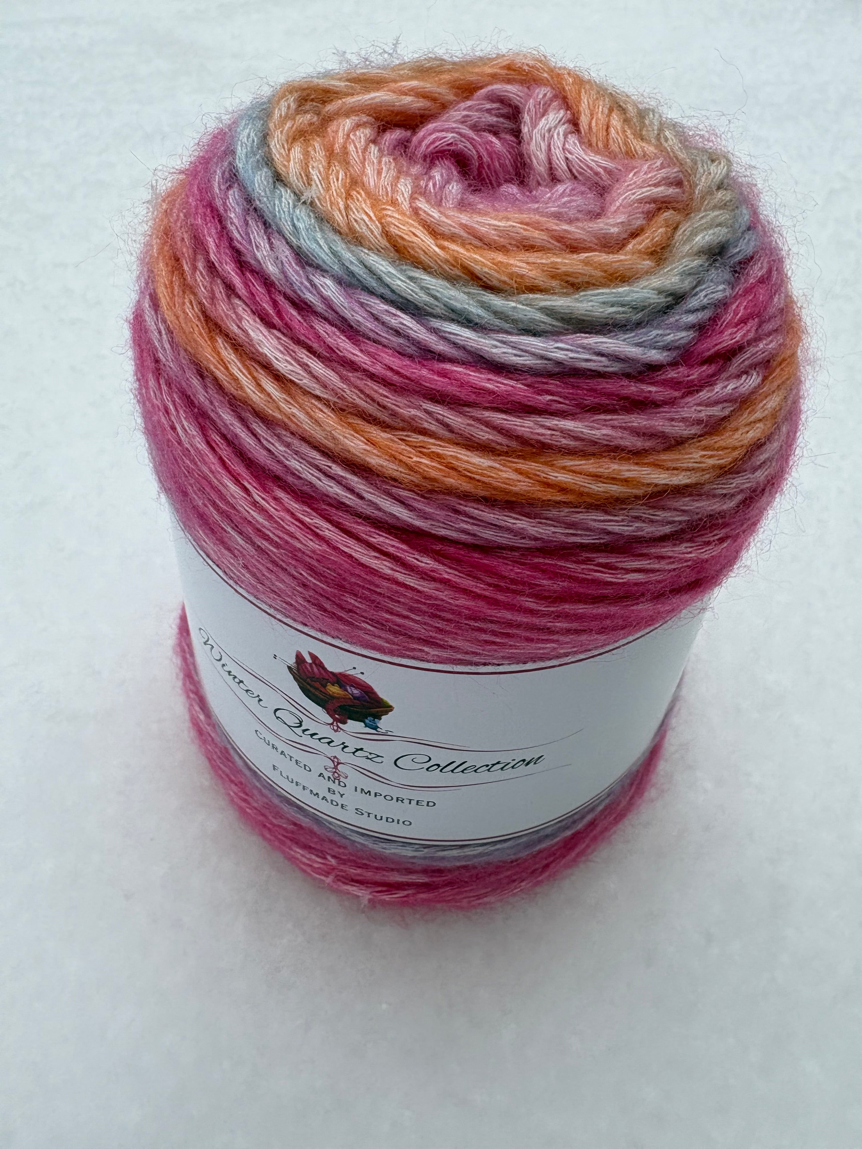 Aurora Bloom – Studio Gradient Yarn | Winter Quartz Collection