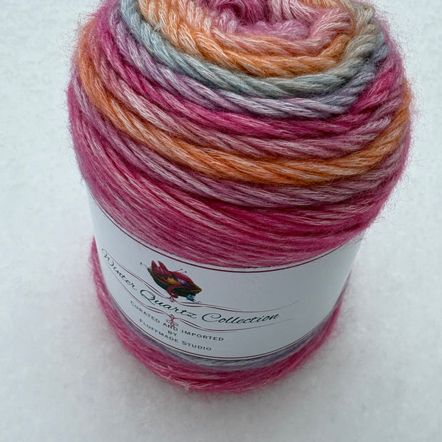 Aurora Bloom – Studio Gradient Yarn | Winter Quartz Collection