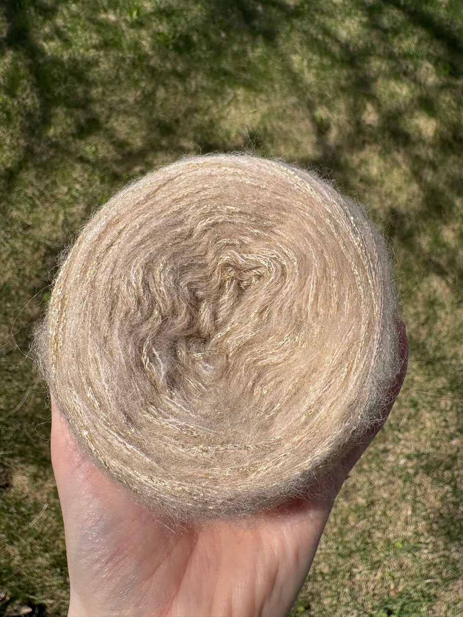 Champagne Veil - Studio Yarn · Glimmer Series