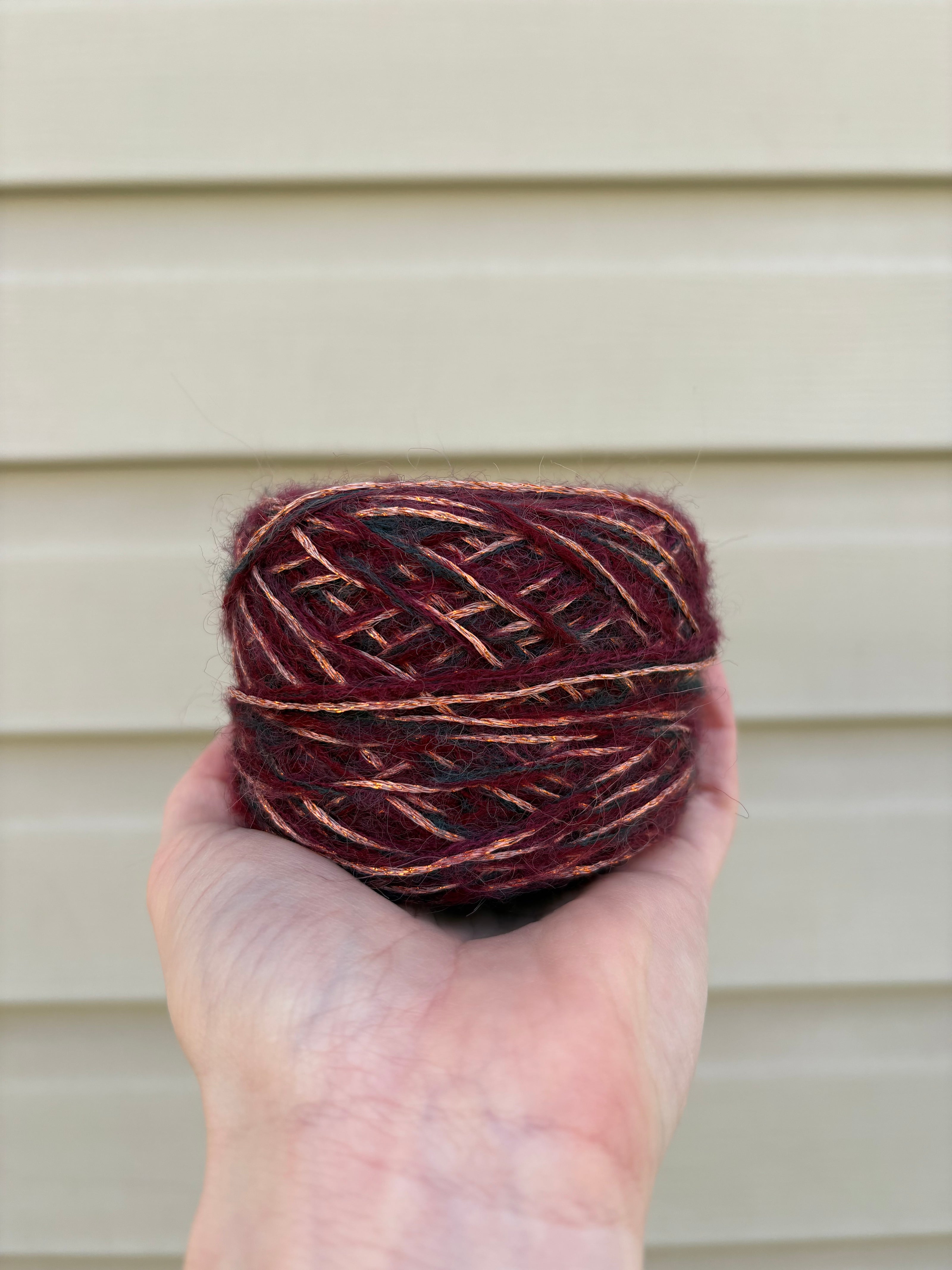 Mulberry Glow - Studio Yarn · Glimmer Series