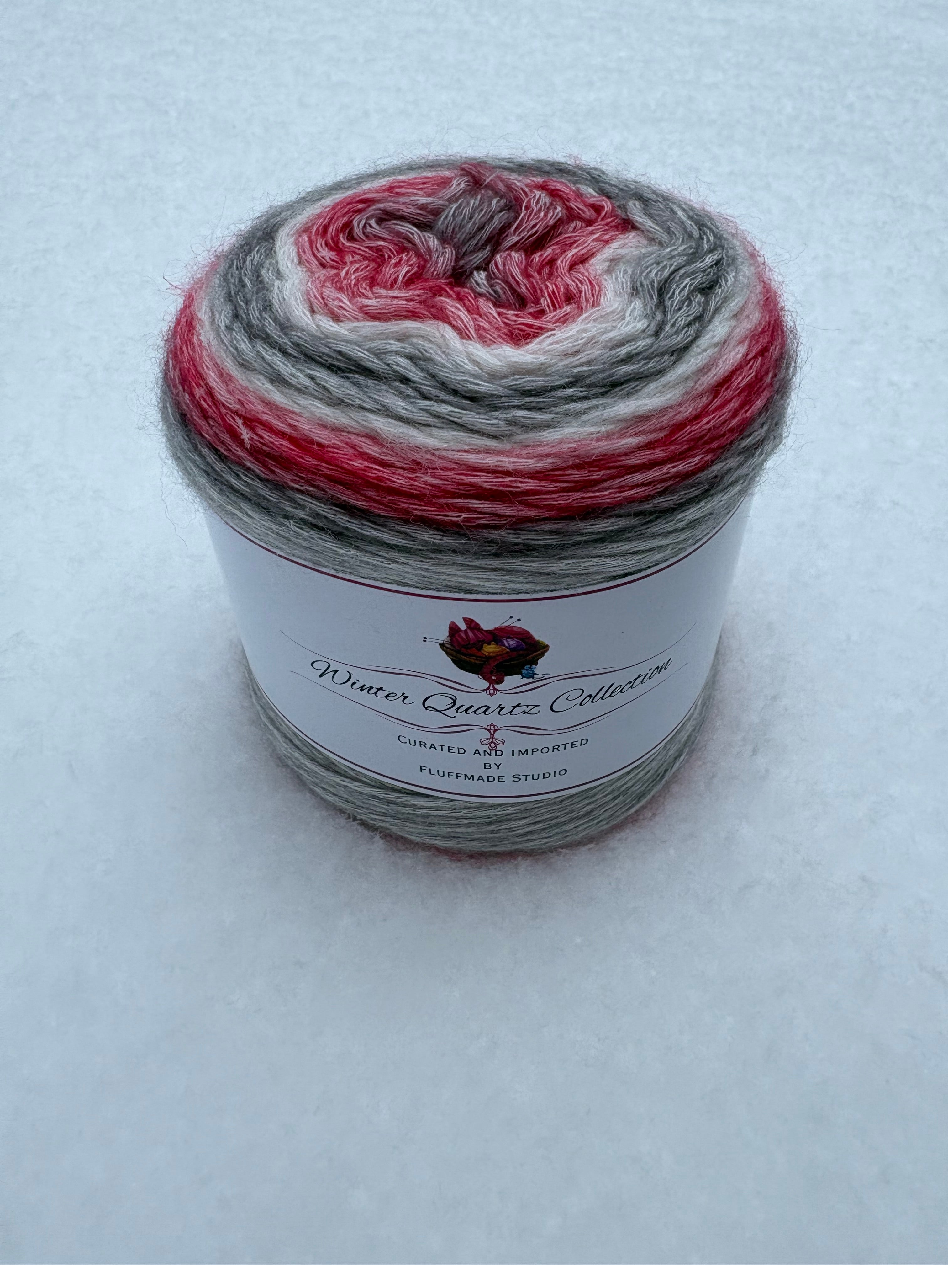Frosted Ember – Studio Gradient Yarn | Winter Quartz Collection