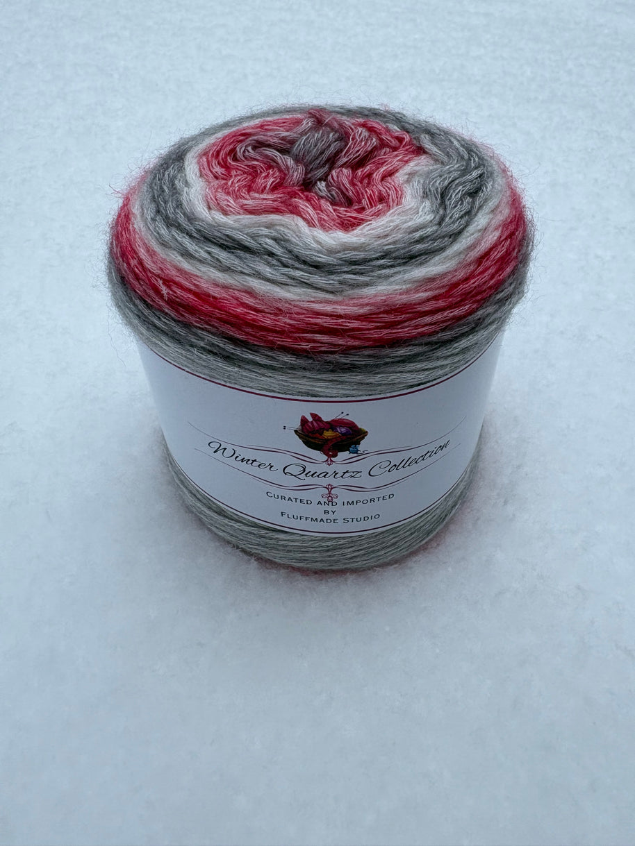 Frosted Ember – Studio Gradient Yarn | Winter Quartz Collection
