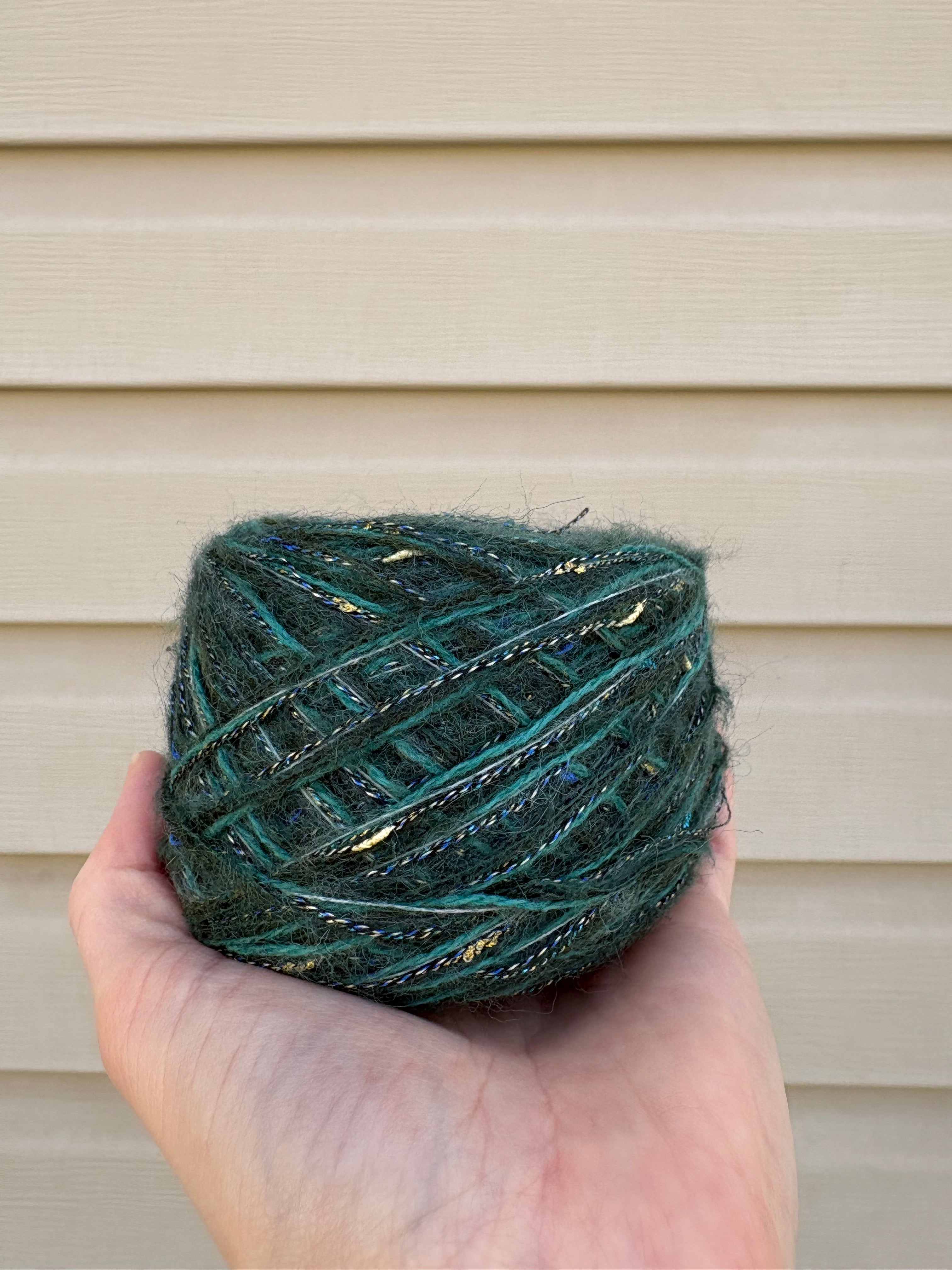 Gold Emerald - Studio Yarn · Glimmer Series