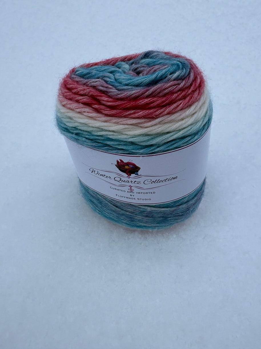 Iceflower Veil – Studio Gradient Yarn | Winter Quartz Collection