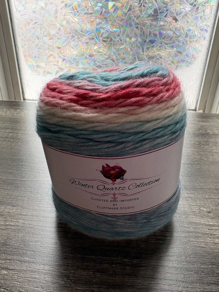 Iceflower Veil – Studio Gradient Yarn | Winter Quartz Collection