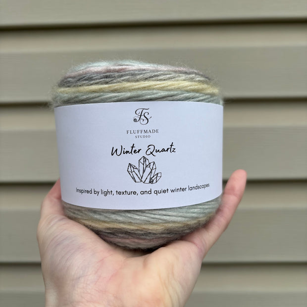 Meadow Fog – Studio Gradient Yarn · Winter Quartz Collection