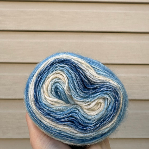 Frozen Fjord – Studio Gradient Yarn · Winter Quartz Collection