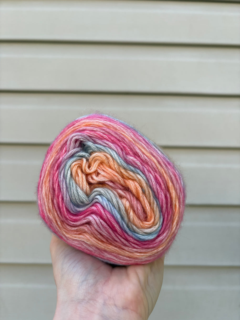 Aurora Bloom – Studio Gradient Yarn · Winter Quartz Collection
