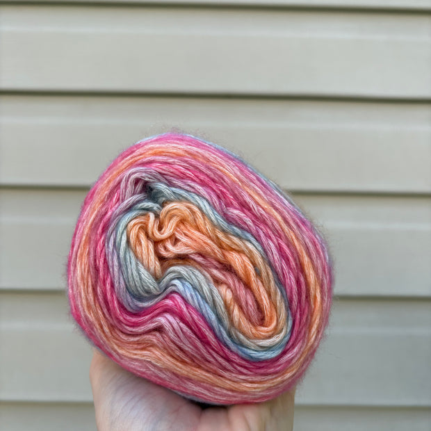 Aurora Bloom – Studio Gradient Yarn · Winter Quartz Collection