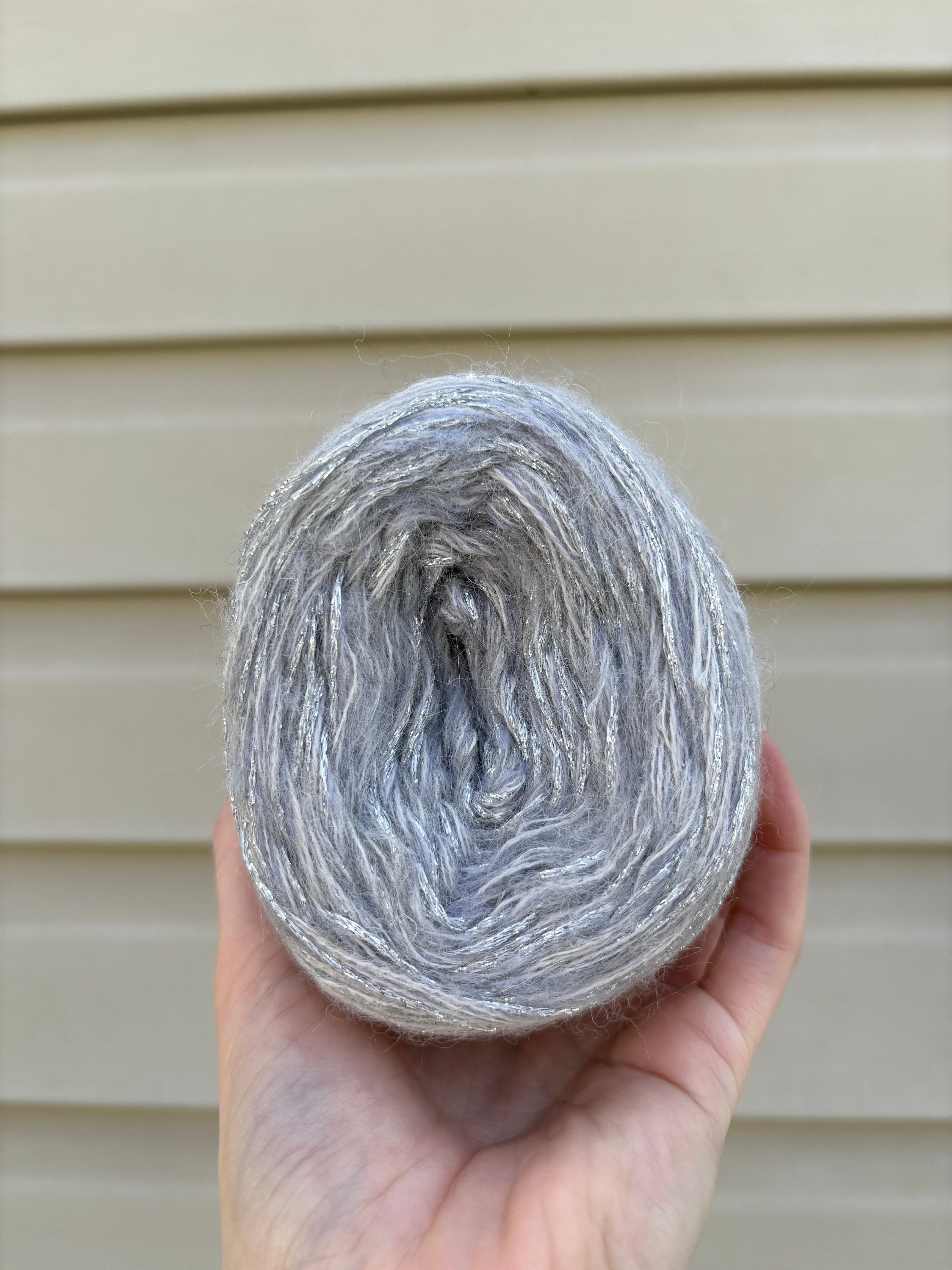 Silver Snowflakes - Studio Yarn · Glimmer Series