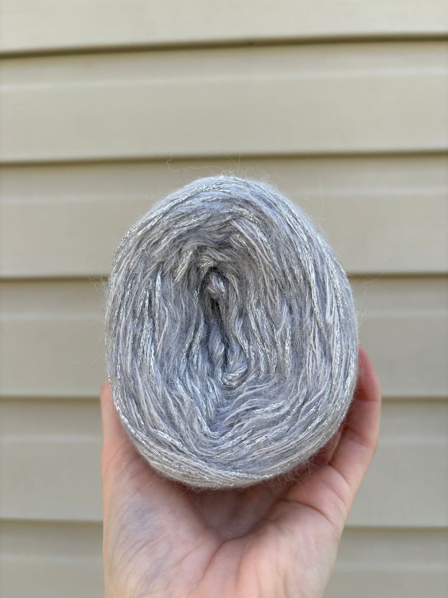 Silver Snowflakes - Studio Yarn · Glimmer Series