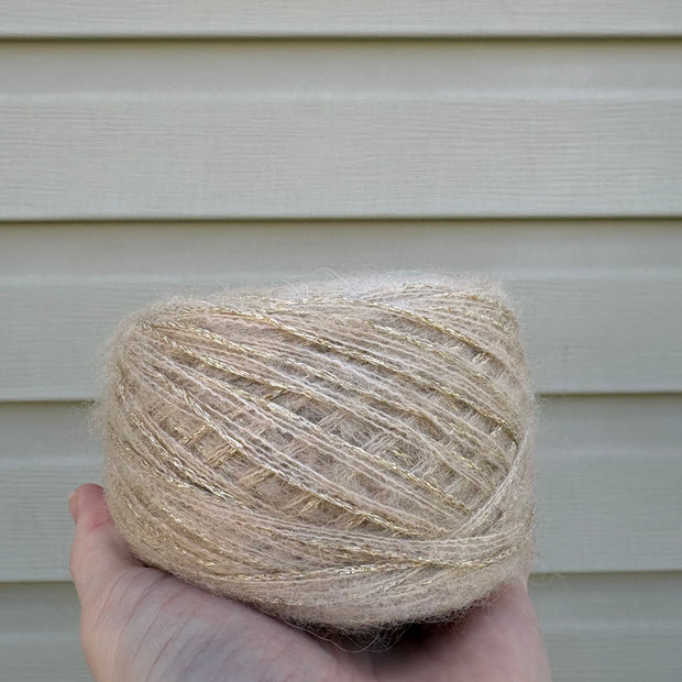 Champagne Veil - Studio Yarn · Glimmer Series