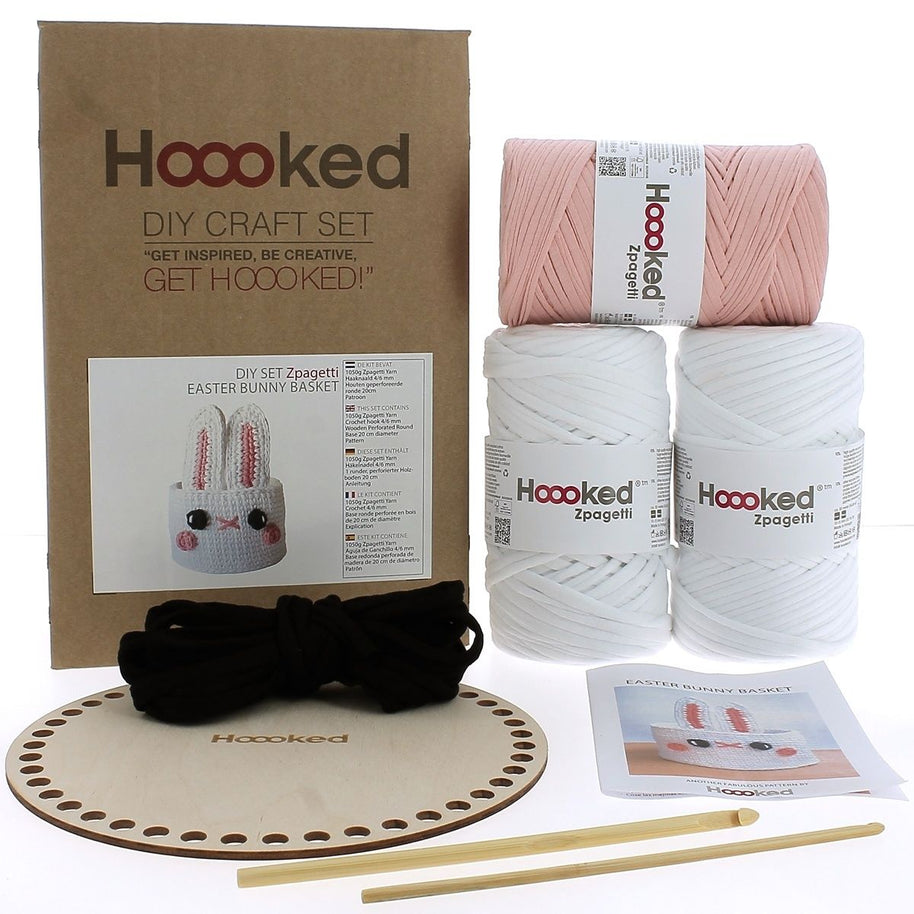 Hoooked DIY Bunny Basket Kit