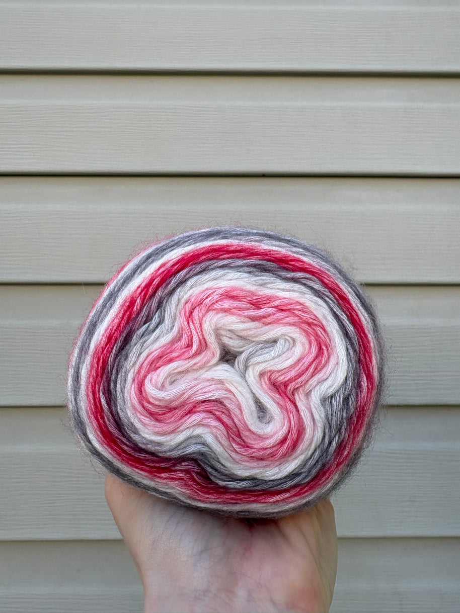 Frosted Ember – Studio Gradient Yarn · Winter Quartz Collection