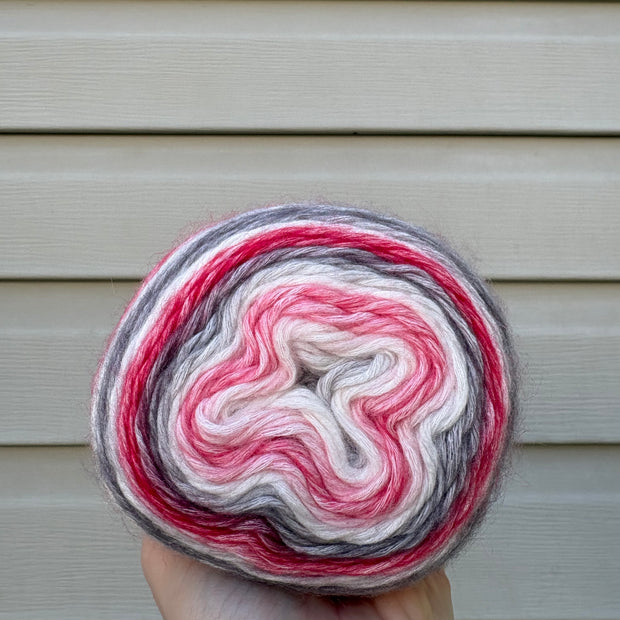 Frosted Ember – Studio Gradient Yarn · Winter Quartz Collection