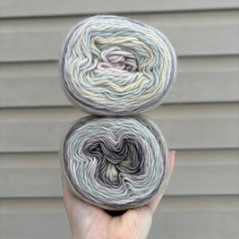 Meadow Fog – Studio Gradient Yarn · Winter Quartz Collection