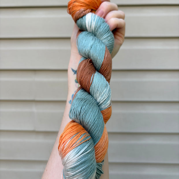 Copper Current – Studio Lace Yarn · Riverbank Collection