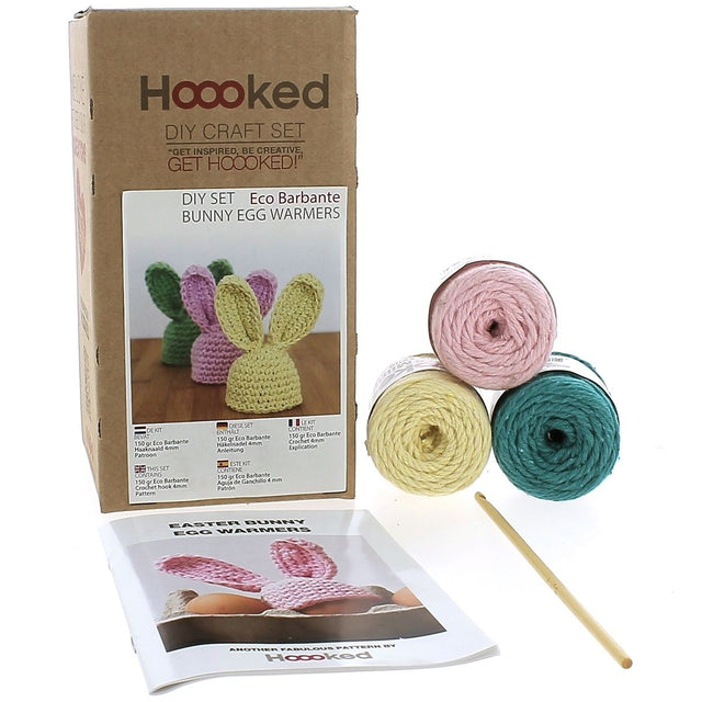 Hoooked DIY Easter Bunny Egg Warmer Kit