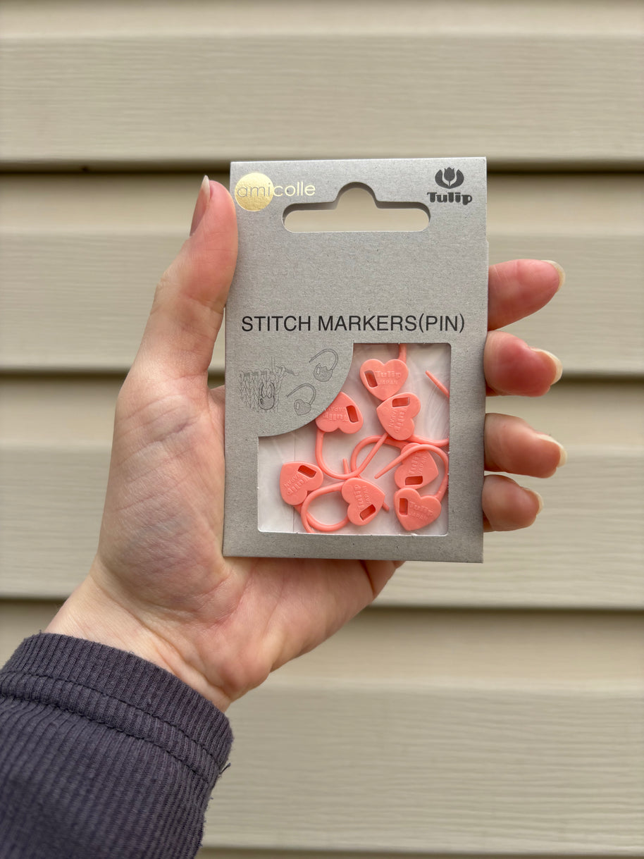 Tulip · Heart Stitch Markers