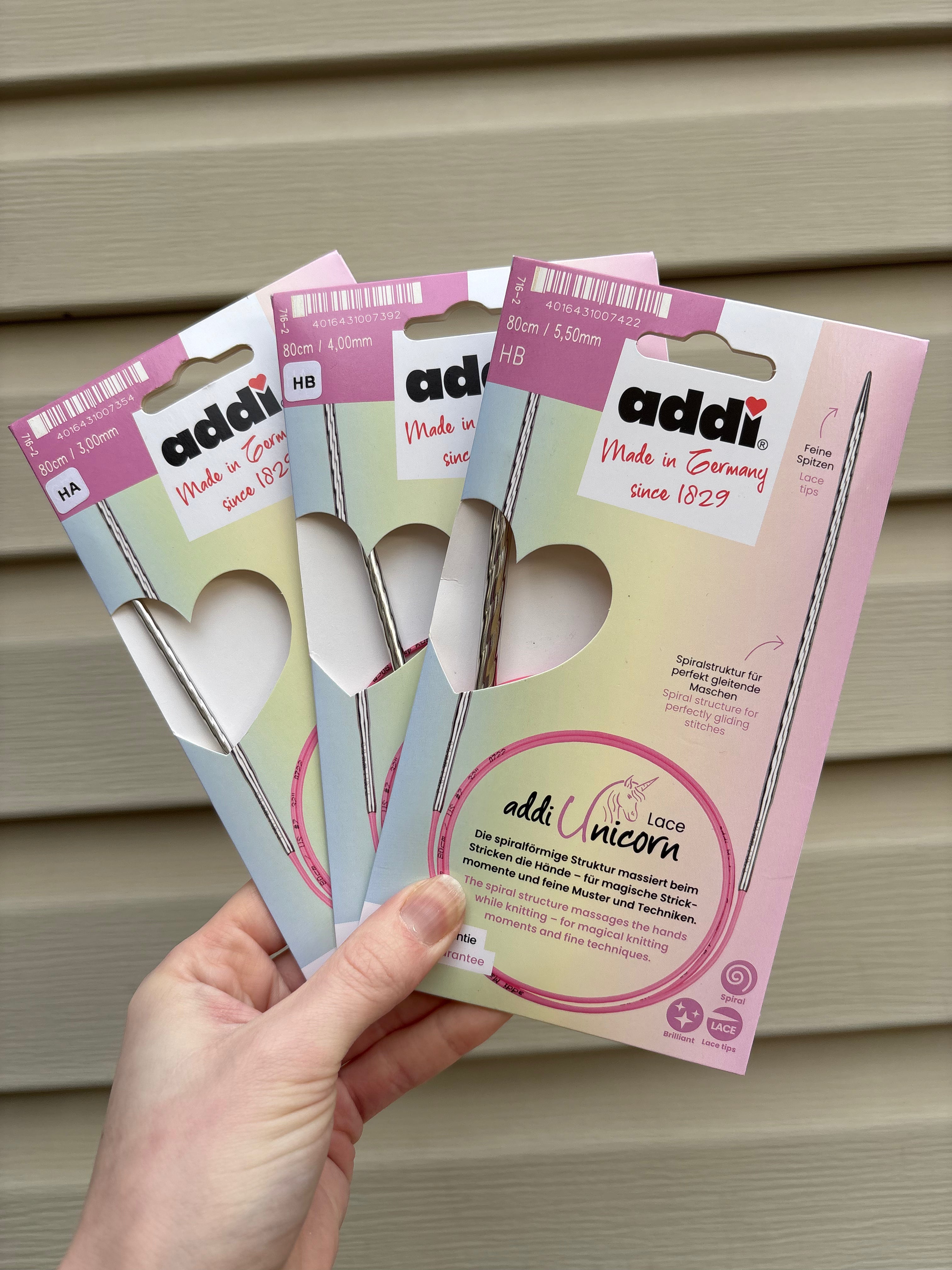 Addi · Unicorn Lace Circular Knitting Needle