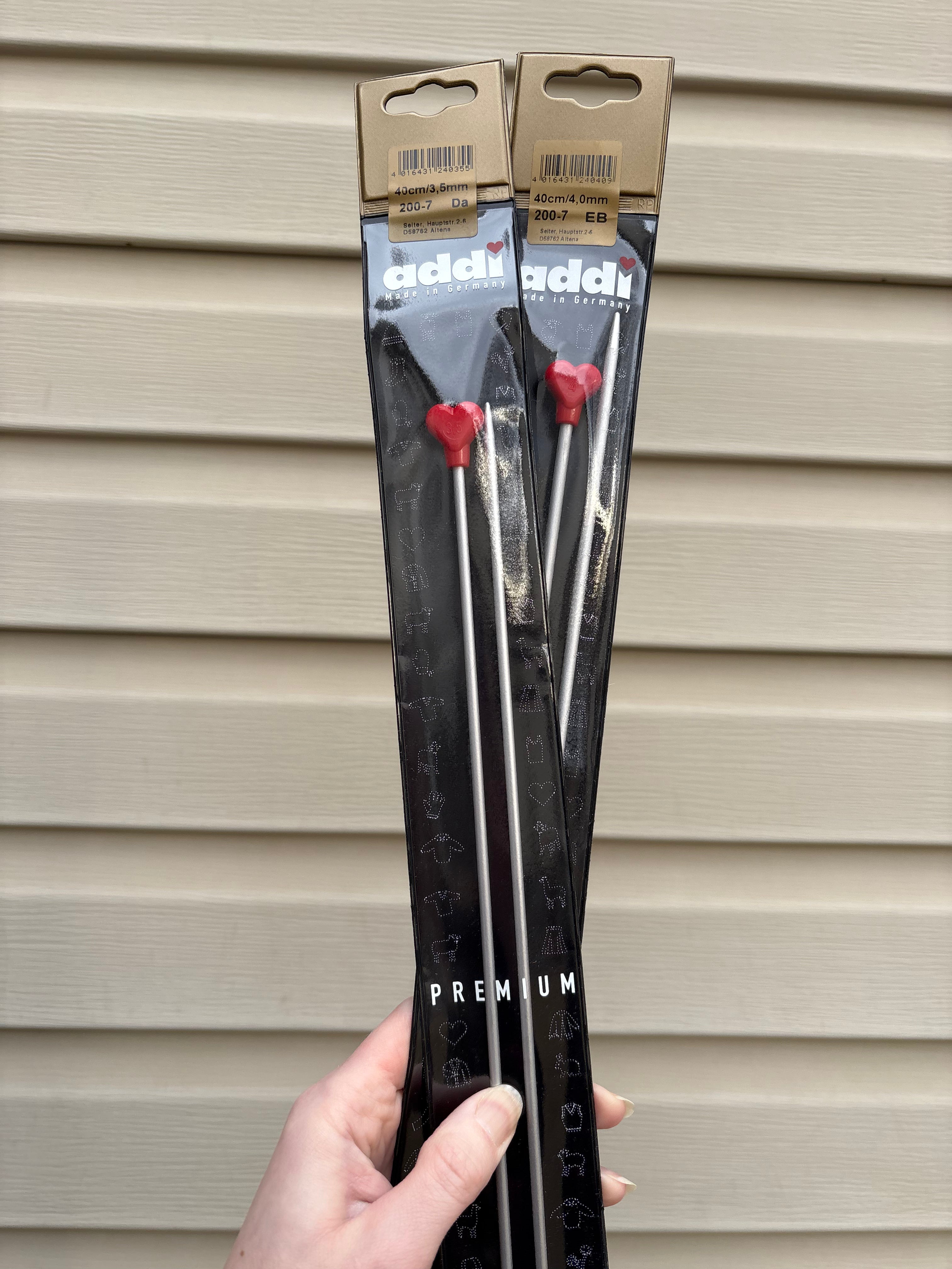 Addi · Heart Knitting Needle (40 cm)