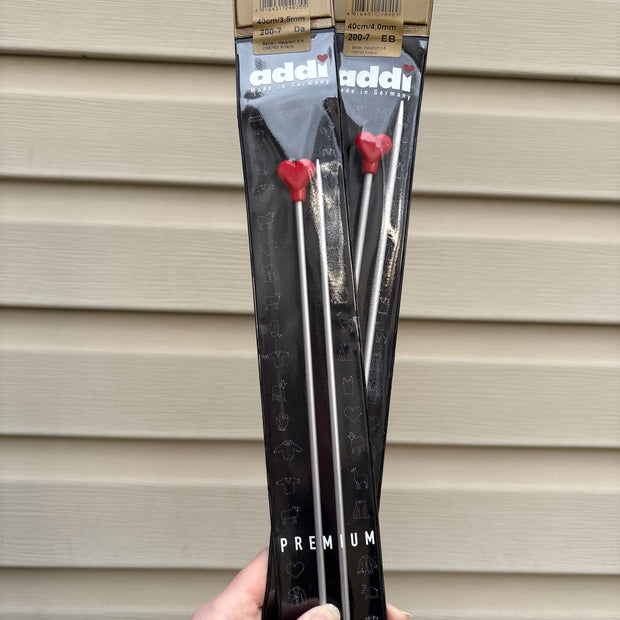 Addi · Heart Knitting Needle (40 cm)