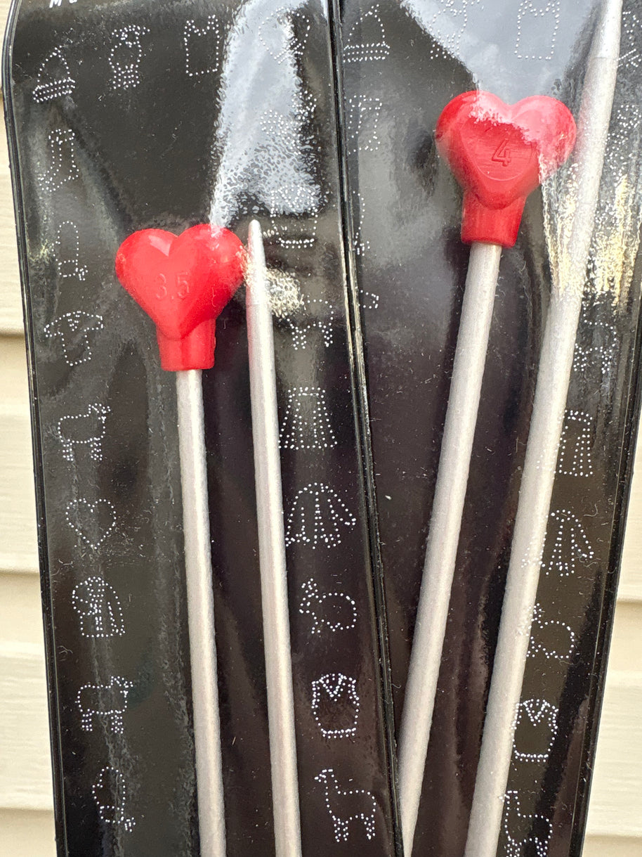 Addi · Heart Knitting Needle (40 cm)