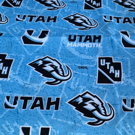 Utah Mammoth logo fabric swatch for Team Pillow