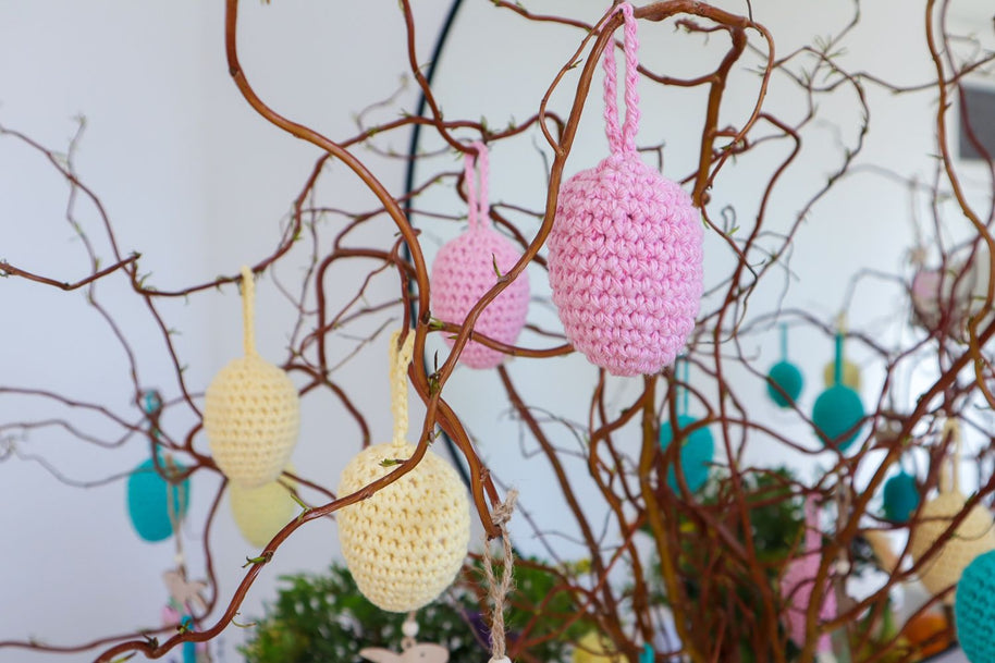 Hoooked Hanging Easter Eggs Crochet Kit
