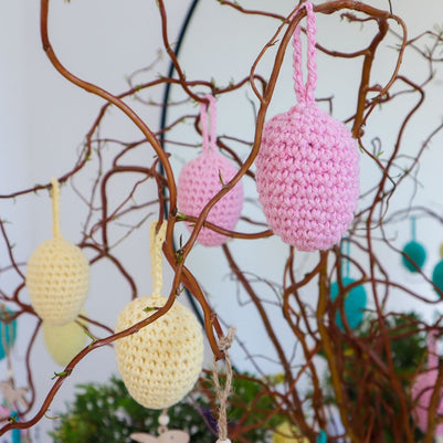 Hoooked Hanging Easter Eggs Crochet Kit