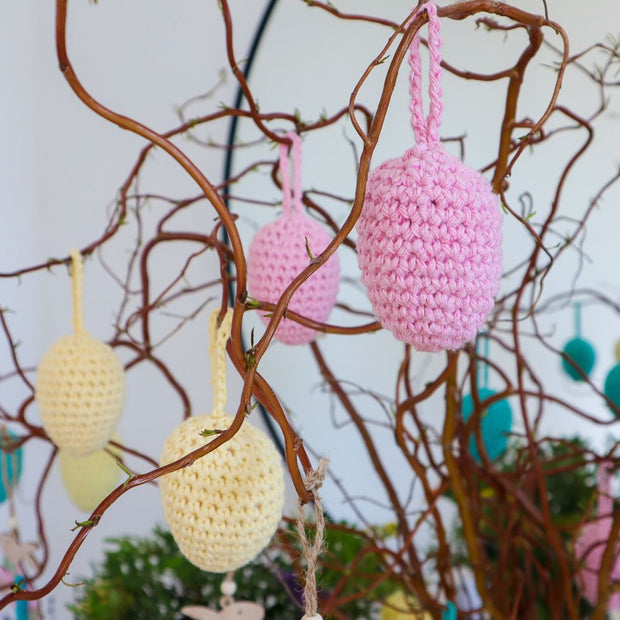 Hoooked Hanging Easter Eggs Crochet Kit