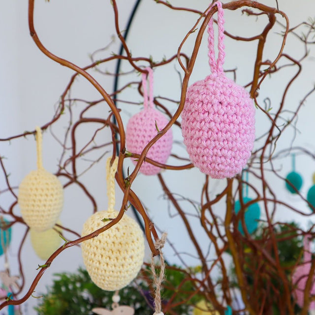 Hoooked Hanging Easter Eggs Crochet Kit