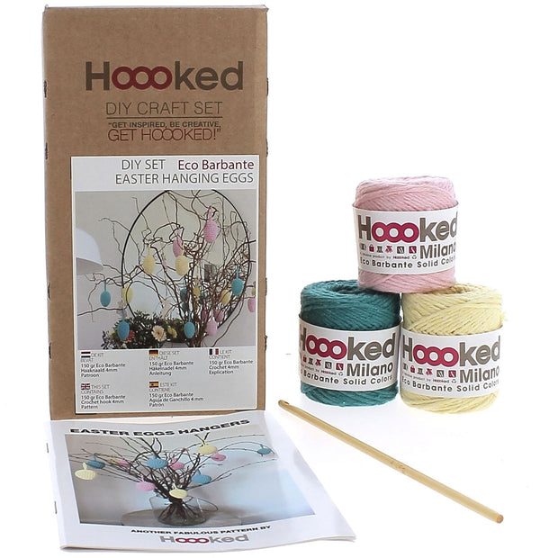 Hoooked Hanging Easter Eggs Crochet Kit
