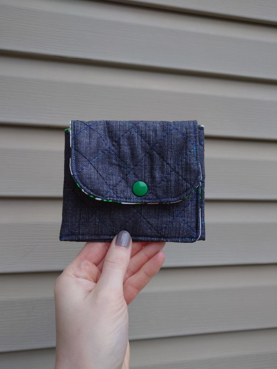 Billie Eilish fold-over (Green/White)