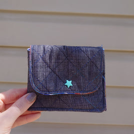 Pastel waves fold-over