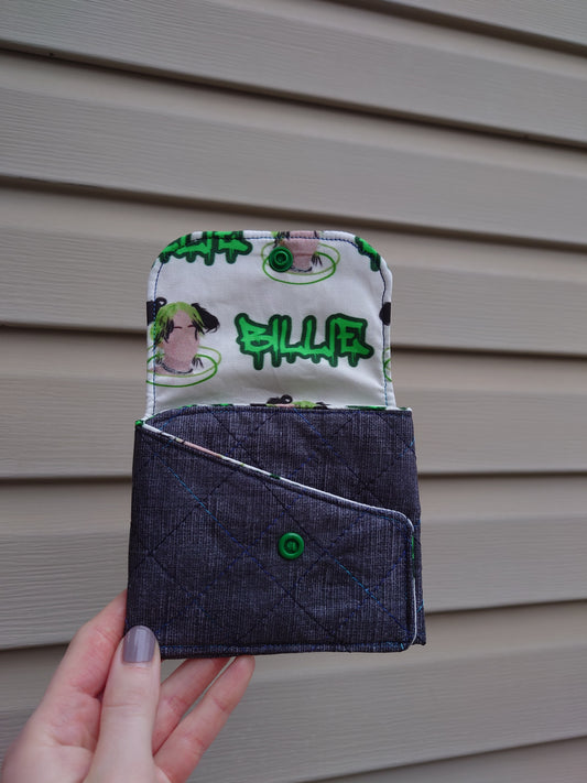 Billie Eilish fold-over (Green/White)