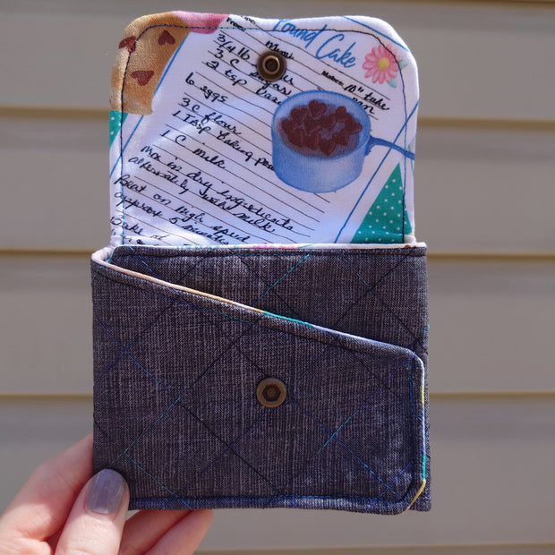 Cake recipe fold-over